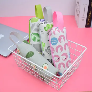 

Creative Cactus Bear Avocado Pencil Case Portable pencil bag Stationery Pouch for kids gift School Supplies Zakka escolar