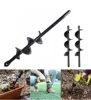 4 Sizes Garden Auger Drill Bit Tool Spiral Hole Digger Ground Drill Earth Drill For Seed Planting Gardening Fence Flower Planter ► Photo 2/6