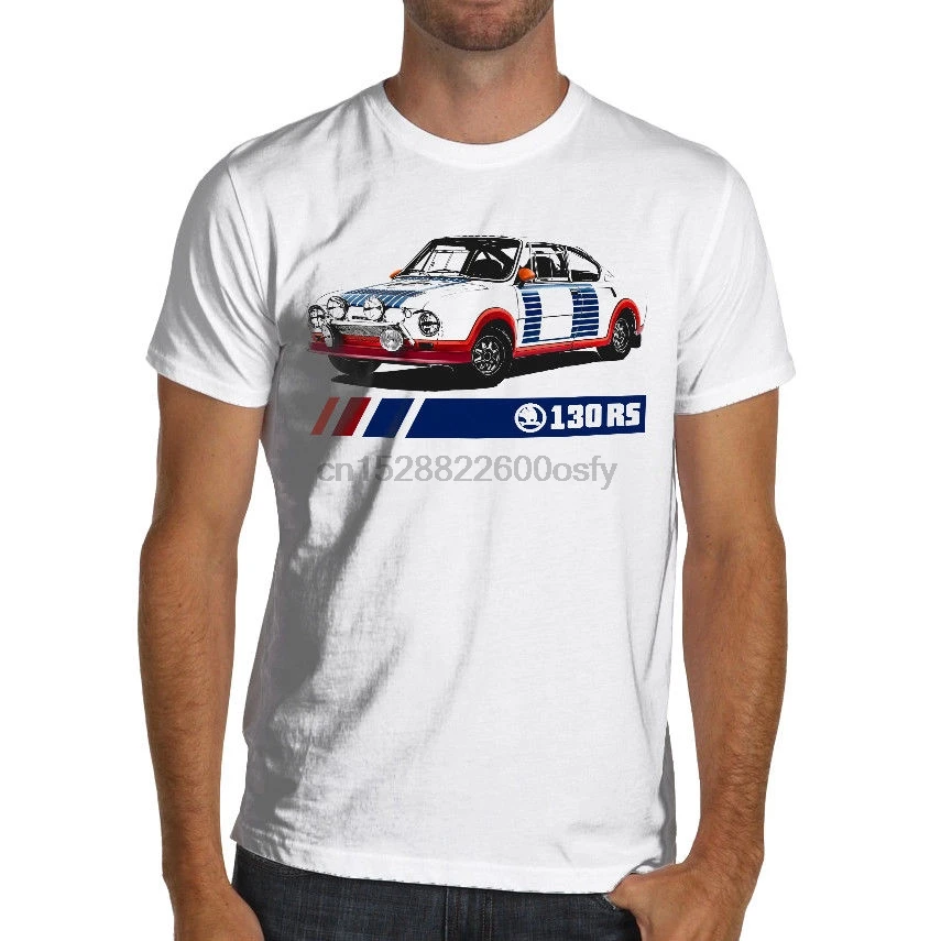 

Skoda 120 RS Czech Rally Legend Racing White or Gray T-Shirt Rallye wrc erc O Neck T-Shirts Male Low Price Steampunk