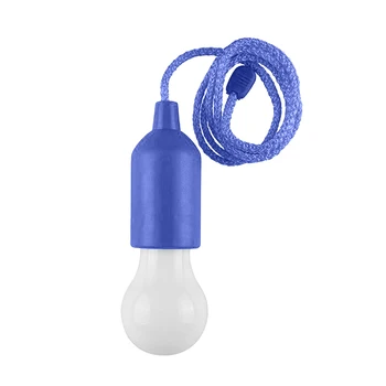 

Outdoor Portable Pull Bulb Light LED Lamp Camping Lantern Battery Powered Colorful LED Bulb Hanging Lamp White Lighting
