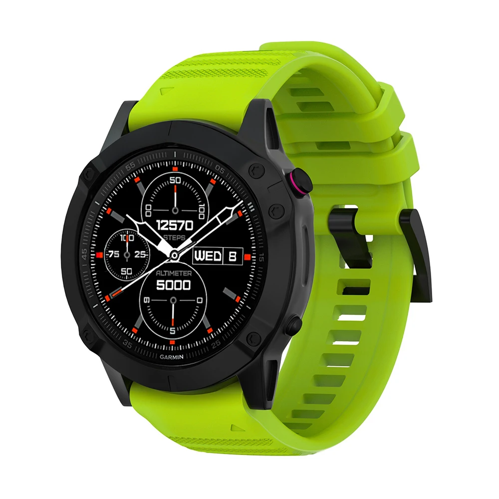 Ремешок для часов 22 мм ремешок для Garmin Fenix 6 Fenix 6 Pro 5 5 Plus gps часы Quick Release силиконовый ремешок Easyfit