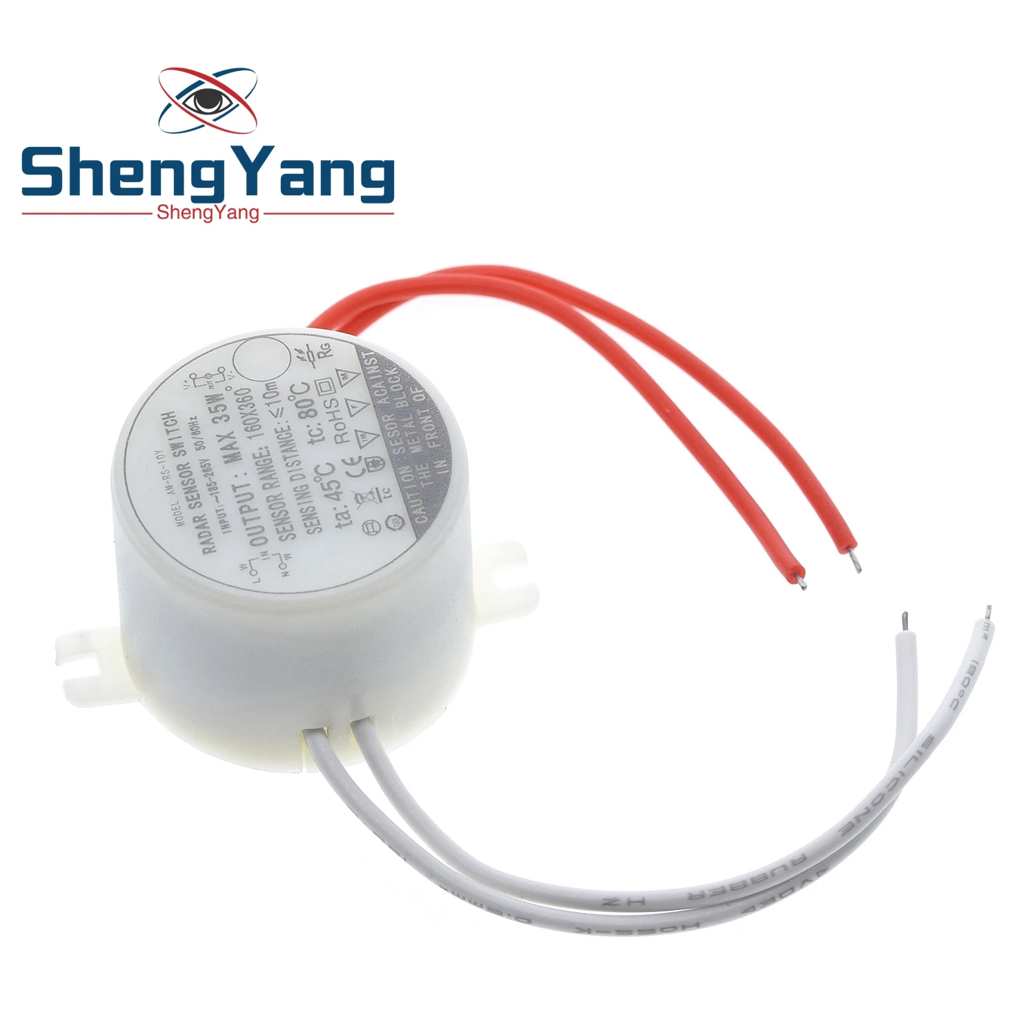 

New Electric 35W Circular Radar Microwave induction sensor switch instead of the human body infrared induction switch sensors