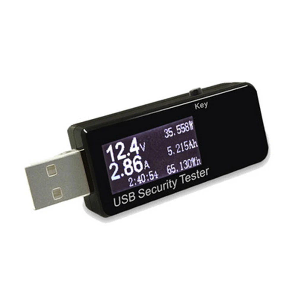 Емкость измеритель энергии Амперметр цифровой USB тестер определение мощности точный ЖК-дисплей зарядное устройство индикатор мини Напряжение Ток