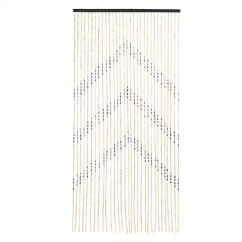 

New Handmade Wooden Blinds 90x180cm Wooden Bead Curtains Fly Screen Gate Divider Sheer For Hallway Living Room Door Window