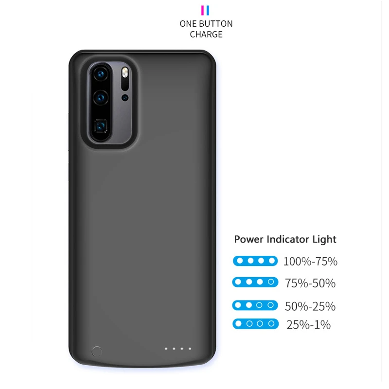 6500/6800mAh Power Bank Battery Charger Case for Huawei P30 Pro Battery Case for Huawei P30 P30pro Power Bank Charger Case Cover