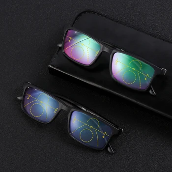

New Anti Blue Light Presbyopia Eyeglasses Progressive Multifocal Reading Glasses Far Sight Spectacles Hyperopia Diopter Eyewear