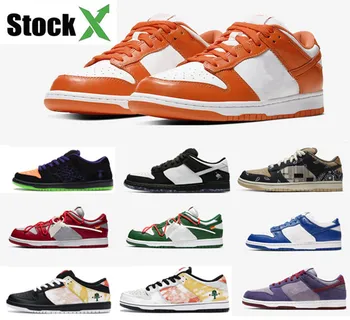 

Dunks Low Safari Kentucky Syracuse Mens Running Skateboard Shoes 1s Stripes White Orange Blue Athletic Womens Trainers Shoes