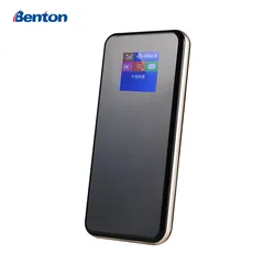 Benton desbloquear hotspot portátil 4g lte wifi roteador sem fio com slot para cartão sim pacote wi fi 10000mah power bank mifi carregador