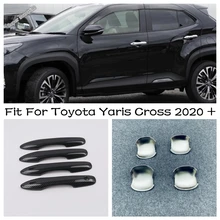 

Auto Exterior Refit Accessories Fit For Toyota Yaris Cross 2020 2021 Outside Door Handle Catch Cap / Wrist Cover Trims