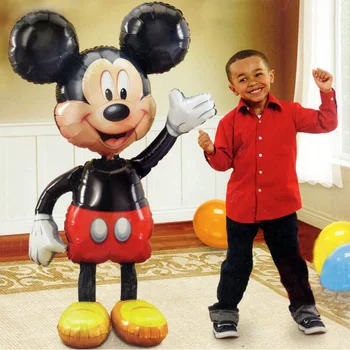 

Mickey Minnie Mouse Folie Ballonnen 112cm Cartoon Kids Verjaardagsfeestje Decoratie Baby shower Party balons Speelgoed Globos