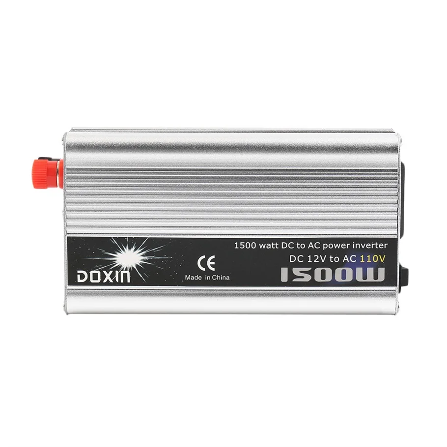 

1500W WATT DC 12V to AC 110V Portable Car Power Inverter Charger Voltage Converter 12V To 110V Transformer Hot Selling HOT