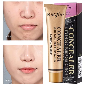 

MACFEE 2 Colors Makeup Liquid Concealer Tube Contour Concealer Face Dark Eye Circle Cover Cream Cosmetics Woman Gift 2020 TSLM1