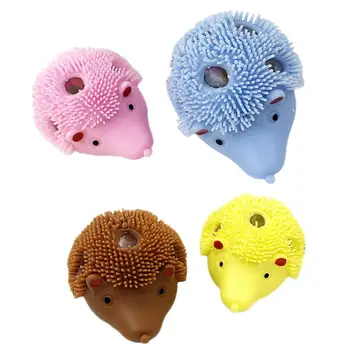 

4pcs Spoof Small Colorful Funny Creative Hedgehog Relief Toy Cute Toy Hedgehog Toy for Kid Adult
