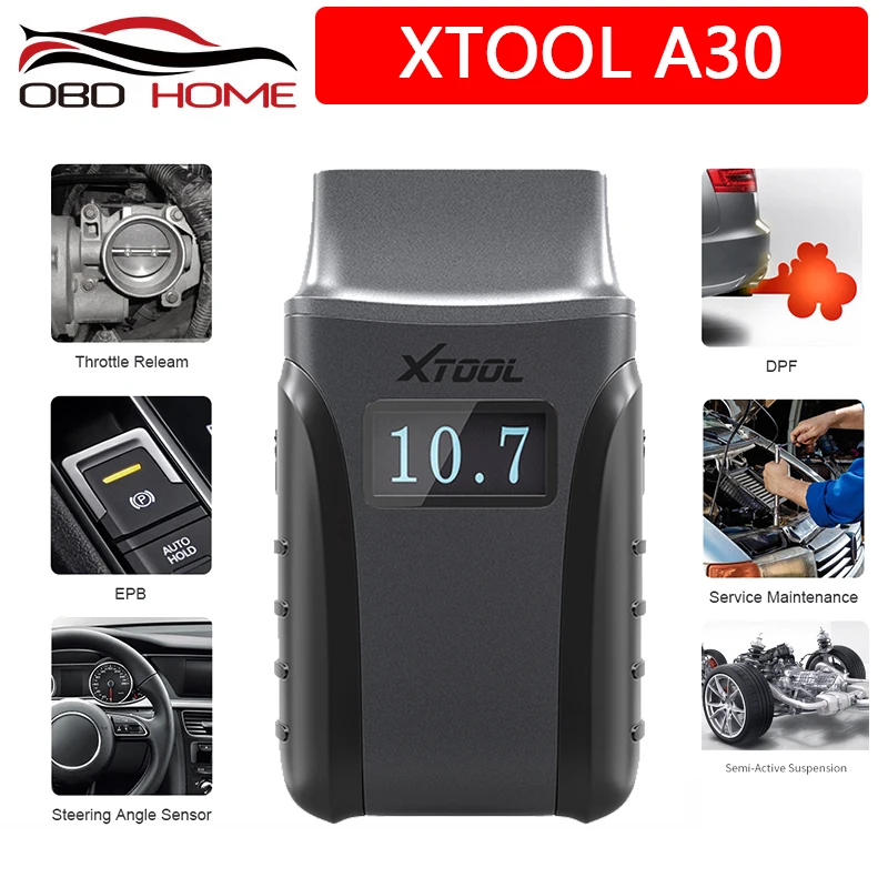 Оригинальный XTOOL Anyscan A30 все системы автомобильный детектор OBDII считыватель кодов