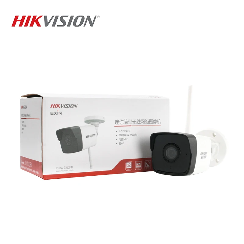 DS-2CD1021FD-IW1 Hikvision, беспроводная, 2 МП, 1080 P, водонепроницаемая, Wi-Fi, IP камера, встроенный микрофон, Hik-подключение, приложение ONVIF IR, 30 м