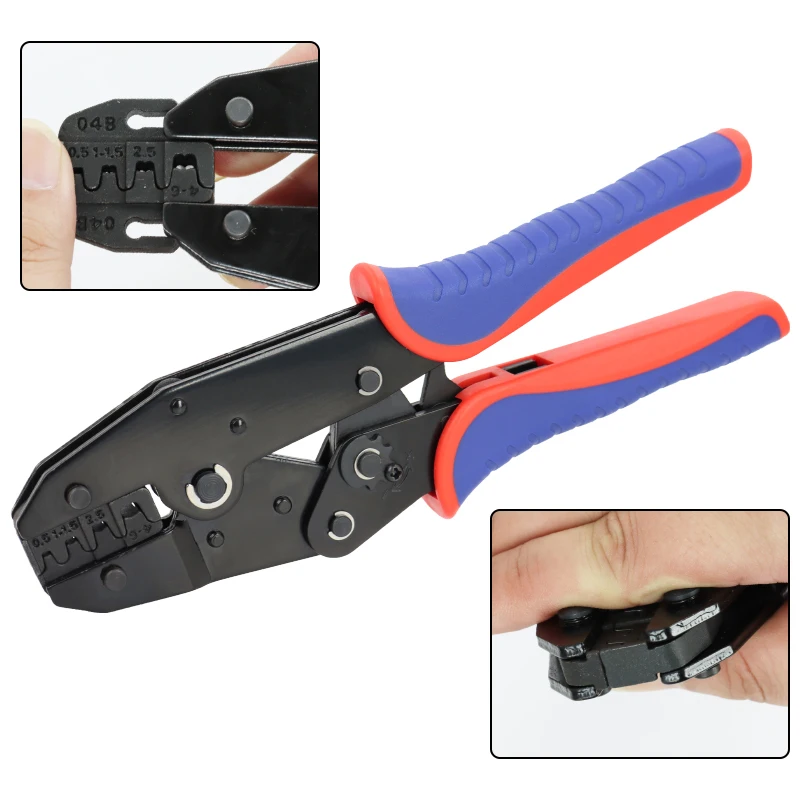 US $22.06 Ye04bx Crimping Pliers QuickChange Jaw Clamp Tools Cable Terminals Kit Mini Carbon Steel Multifunctional Electrical Yefym