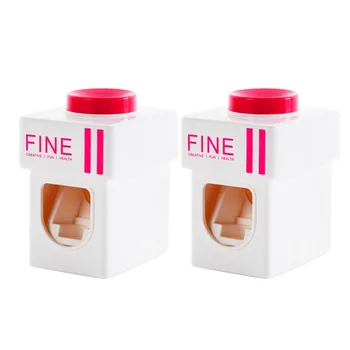 

2pcs Plastic Toothpaste Squeezer Extruder Hand Style Thicken Bathroom Ornament Multi Function Toothpaste Extruder for Home Hotel