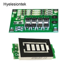 3S 25A BMS баланс 18650 литий-ионная батарея измеряет уровень индикатора 3S Емкость зарядное устройство Защита аккумулятора печатная плата PCM