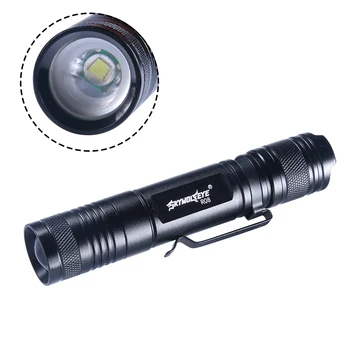 

Fashion Black Outdoor T6 LED Zoomable Adjustable Flashlight Torch Light