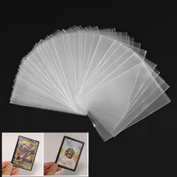 100Pcs Protector Card Sleeves Magic Board Game Tarot Case Three Kingdoms Poker Cards Protector Multi-size Protective Case 1