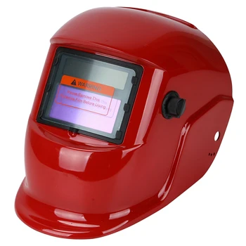 

Welding Helmet Mask Auto Darkening Welders Arc Tig Mig Grinding Solar Powered-RED