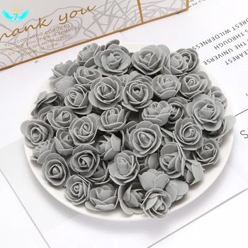 

500 Pieces Teddy Bear Of Roses 3cm Foam Wedding Decorative Flowers Christmas Decor For Home Diy Gifts Artificial Flowers HTML