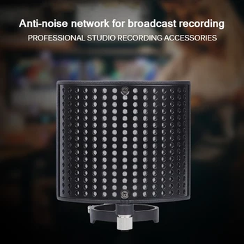 

Microphone Shield Recording Spray Guard Double Mesh Filter Mic Windscreen For Personal Or Professional Recording Studios