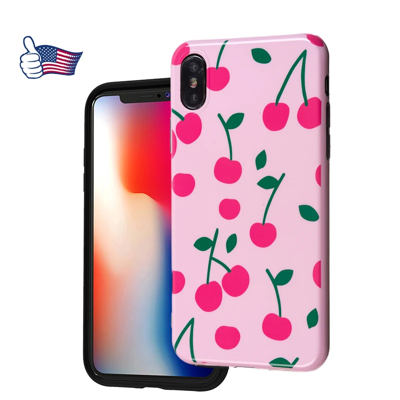 Роскошный мягкий силиконовый чехол IMD для iPhone 7 8 Plus SE XR X XS Max 6 6S 11 Pro милый глянцевый