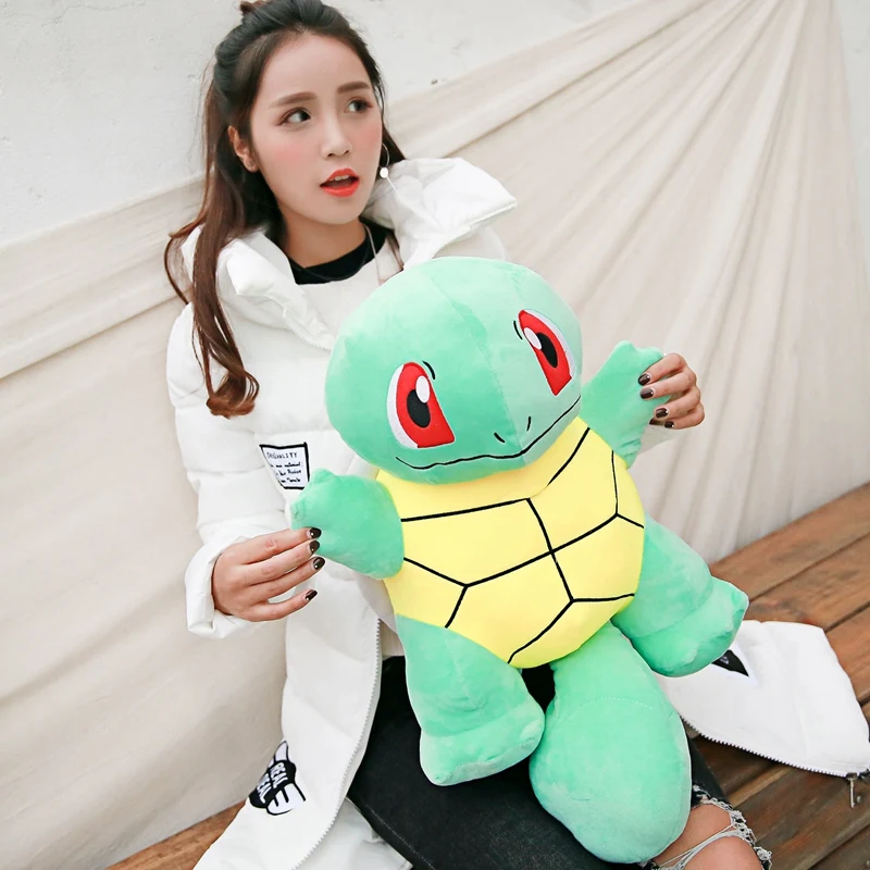 1 шт. 50-60 см супер большой размер Squirtle Charmander Bulbasaur Мультяшные плюшевые игрушки мягкие куклы детские игрушки для детей на день рождения
