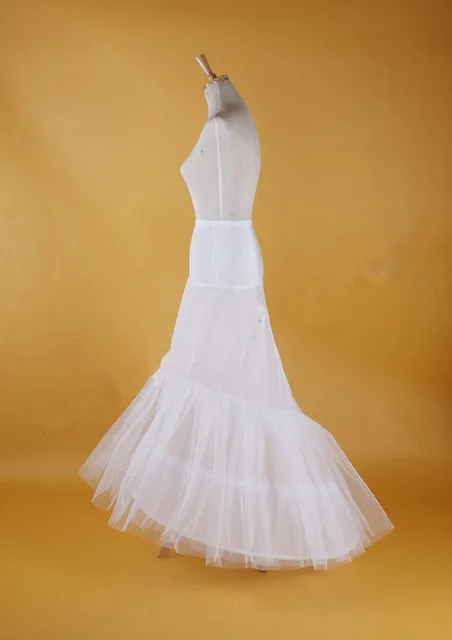 Bridal Hoop Skirt Wedding Petticoat Accessories Crinoline Slip White 6