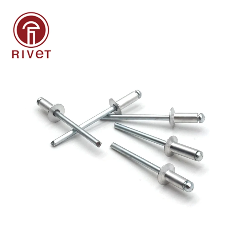 

DIN 15978 M4.8 M5 Aluminum Iron Blind Rivet Countersunk Head Open Type Pop Rivet High Quality 50/100/200PCS