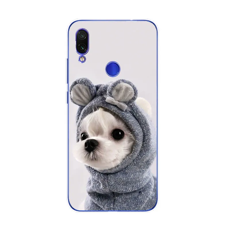 Mềm TPU Cho Xiaomi Redmi Note 7 6 Pro 5 Pro Trong Suốt Coque Hoa Dễ Thương Động Vật Trường Hợp Redmi note 7 Pro phone cases for xiaomi