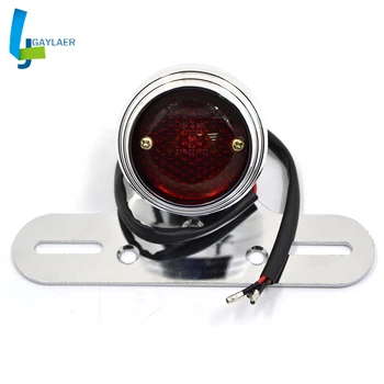 

Universal Motorcycle Side Mount Tail Light Registration Plate Holder License Plate Bracket For Harley Bobber Chopper