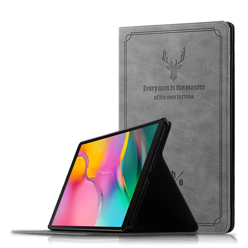 Чехол для планшета, чехол для Samsung Galaxy Tab A 10,1 T510/T515, подставка из искусственной кожи+ Магнитный смарт-чехол, Автоматический Режим сна/пробуждения, новинка S3