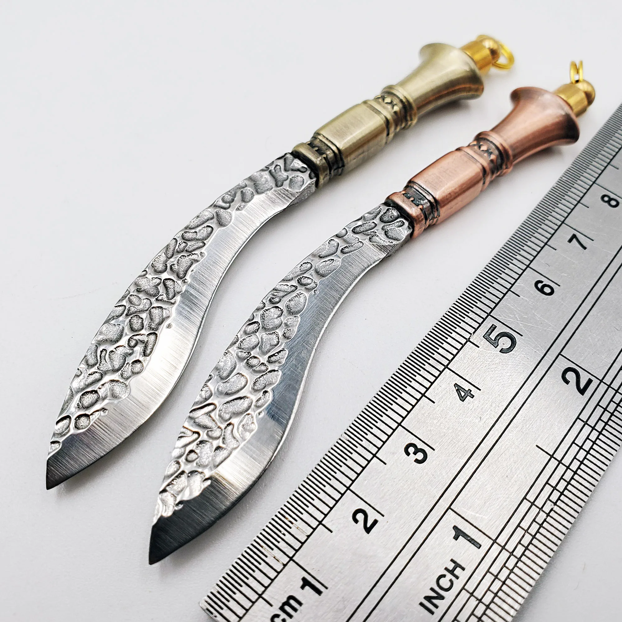 

JSSQ Nepalese Dog Legs Pocket Knife 440C Blade Brass Handle Outdoor Camping Survival Tactical Knives Hunting Combat EDC Tools