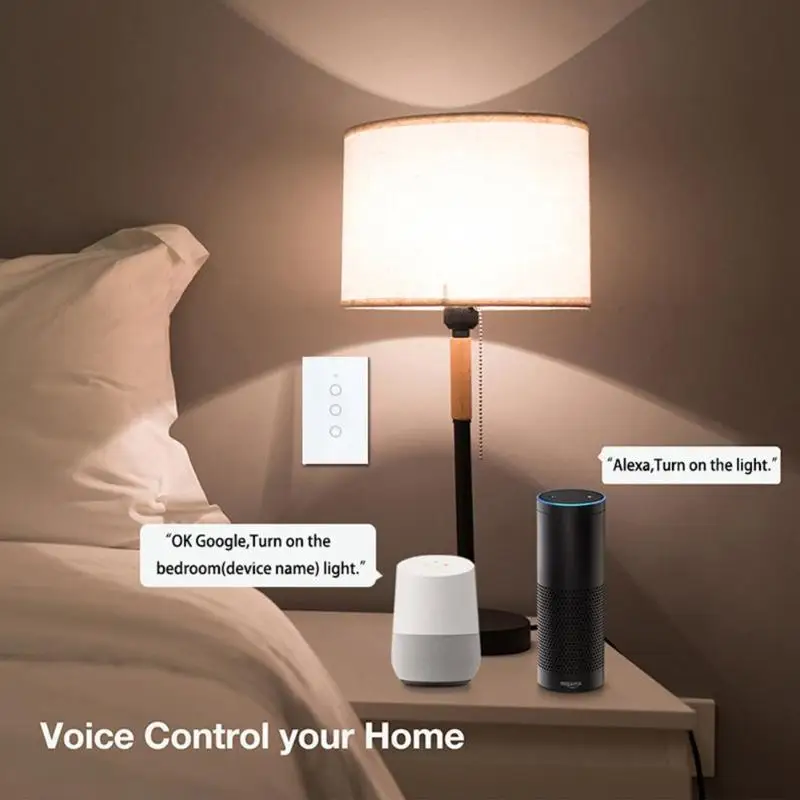 Умный Wi-Fi RF Диммер светильник переключатель синхронизации сенсорная панель управления для Amazon Alexa Google Home Голосовое управление Функция