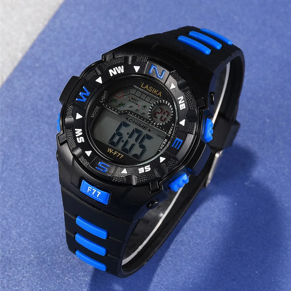 Fashion Children Kids Boy Watches Digital LED Quartz Sports Electronic Quartz Sport Watch WristWatch Relogio Menino