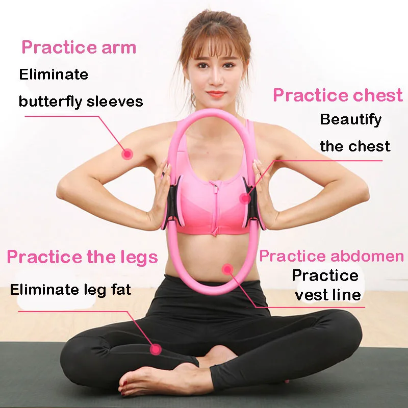 High quality foam yoga Pilates ring muscle exercise sports equipment yoga fitness weight loss shaping tools