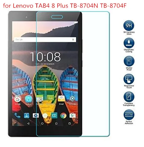 Защитная пленка для Lenovo Tab 4 8 10 Plus закаленное стекло дюймов 1 дюйма прозрачный