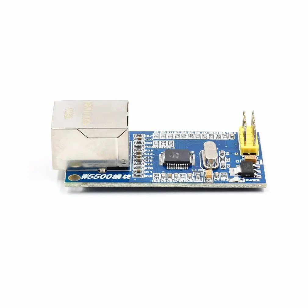 W5500 сетевой модуль Ethernet аппаратный TCP/IP 51/STM32 микроконтроллер программа
