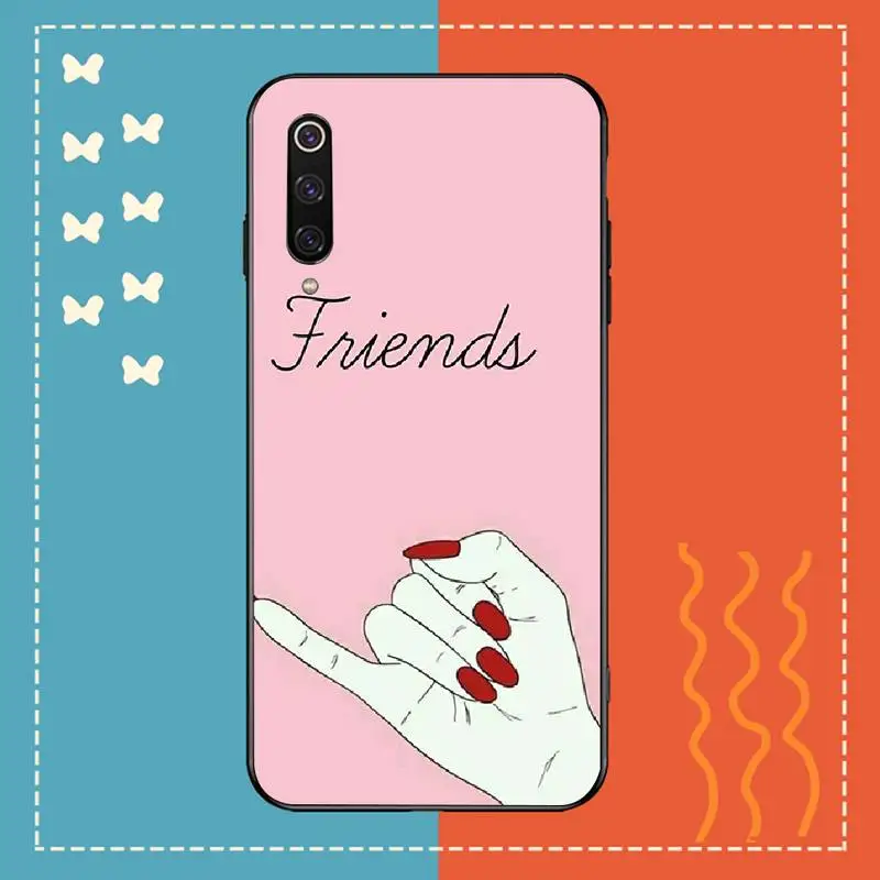 PENGHUWAN Lovers Best Friends Couple Cover Phone Case cover Shell for Redmi Note 8 8A 7 6 6A 5 5A 4 4X 4A Go Pro Plus Prime xiaomi leather case