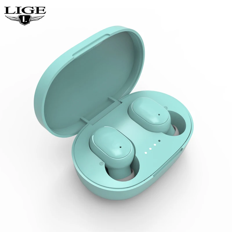 LIGE A6S беспроводные наушники спортивные Bluetooth 5 0 TWS гарнитуры Steroe шумоподавление HD