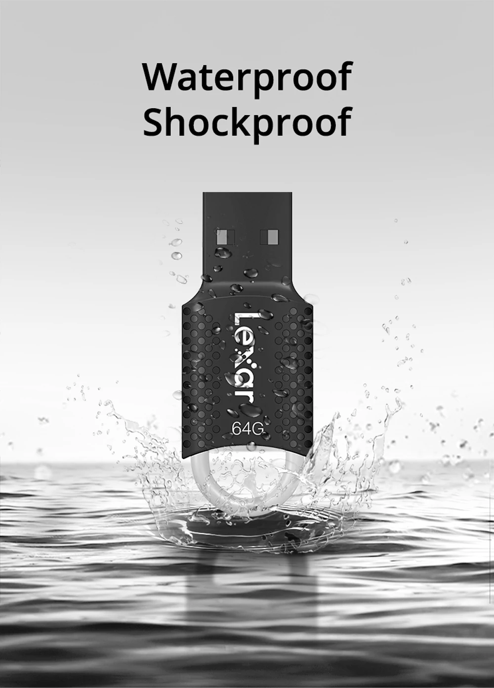 Флэш накопитель Lexar JumpDrive V40 флеш диск USB 2 0 64 ГБ 32 16 компактный U для ПК и Mac|USB