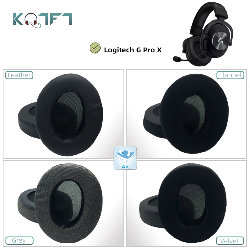 KQTFT 1 пара сменных амбушюр для Logitech G Pro X гарнитура подушки наушников Чехол