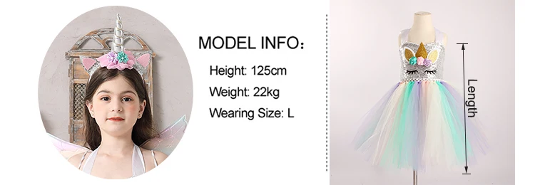 Sequin Unicorn Flower Girls Tutu Dress Pastel Rainbow Pony Dress Kids Halloween Birthday Party Carnival Costume Unicorn Outfit (9)