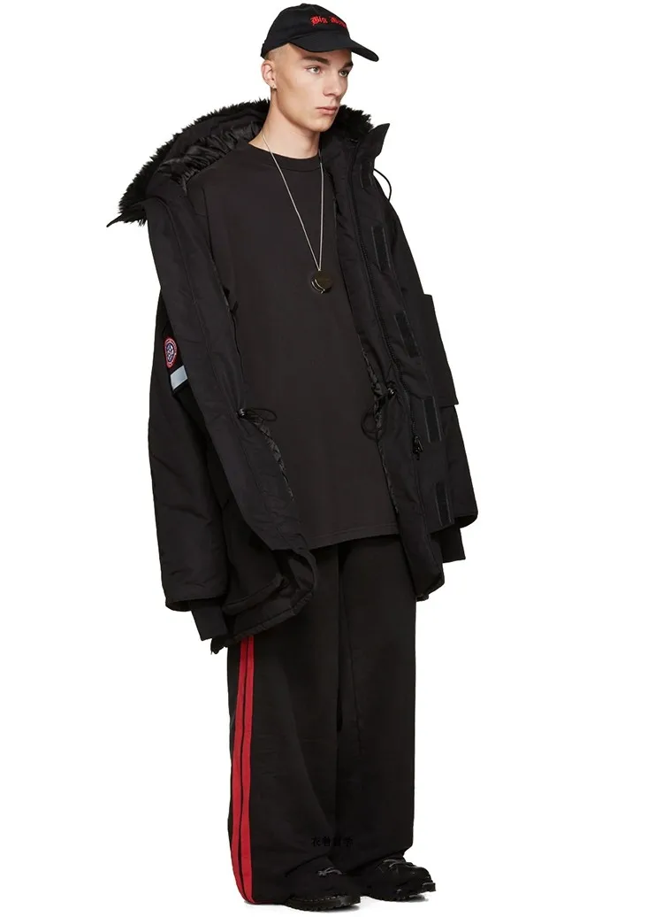 Новая мужская одежда GD Парикмахерская мода красные боковые строчки повседневные