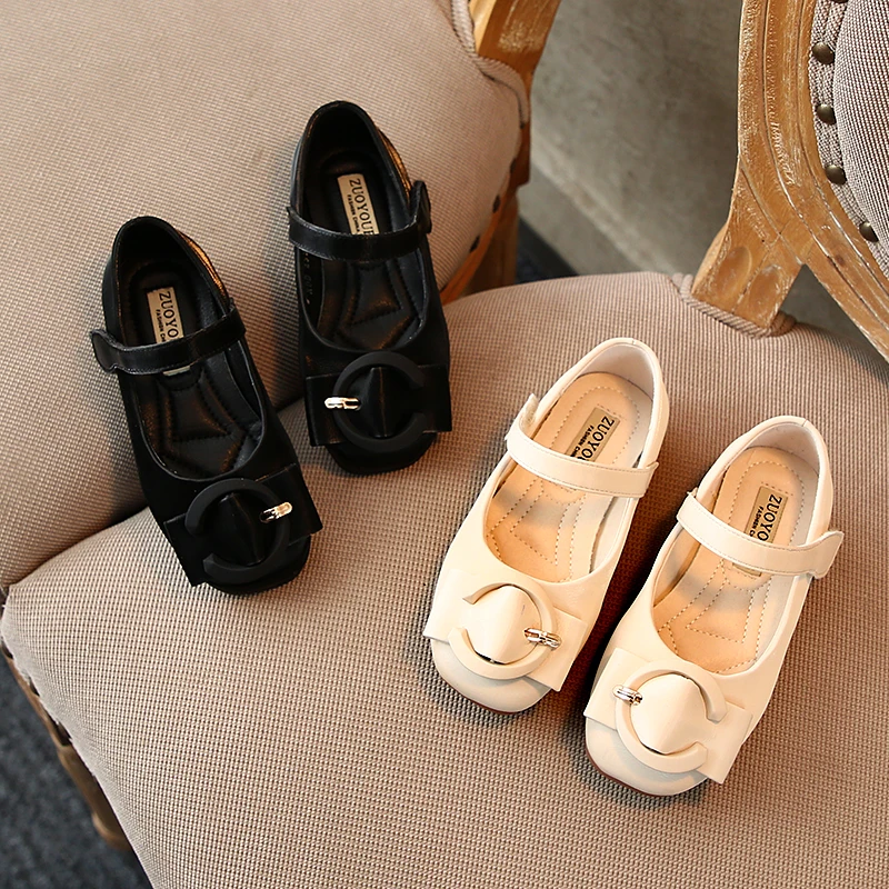 

Girls Leather Dress Shoes For Kids Princess Shoes children Girls Party spring soft sole size21-37 SX431