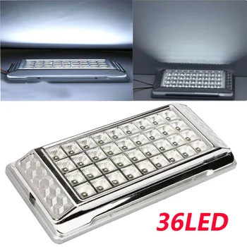

1pcs car light Universal 12V 36 LED Car Interior Ceiling Dome Lamp Bright White Roof Light подсветка в машину