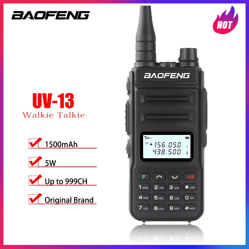 Двухсторонняя радиостанция Baofeng VHF UHF Двухдиапазонная Vox FM аналоговая рация 5 Вт до