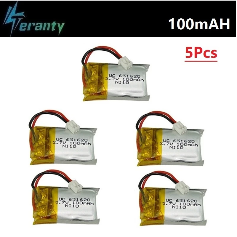 3 7 v 100mah литий-полимерный Батарея для Cheerson Cx-10 Cx-10a FQ777-124 Hubsan Q4 Wltoys V272